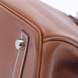 HERMES エルメス バーキン30 フォーブル シルバー金具 C刻印(2018年頃) レディース バレニア ハンドバッグ Aランク 中古 銀蔵