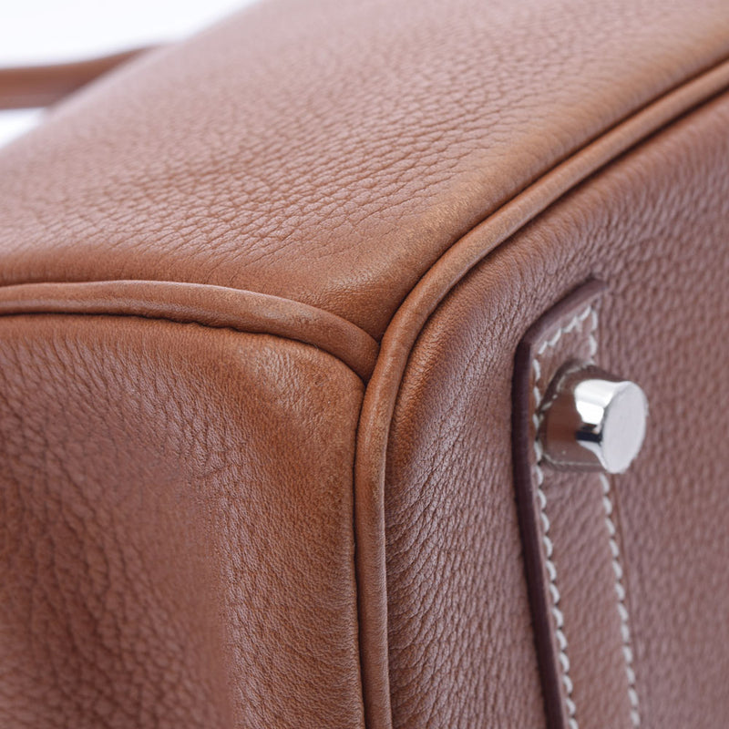 HERMES エルメス バーキン30 フォーブル シルバー金具 C刻印(2018年頃) レディース バレニア ハンドバッグ Aランク 中古 銀蔵