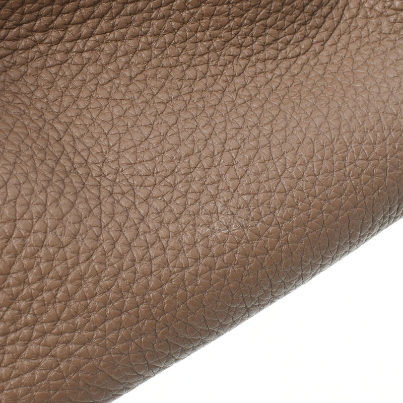 HERMES エルメス バーキン35 エトゥープ ゴールド金具 □P刻印(2012年頃) ユニセックス トゴ ハンドバッグ Aランク 中古 銀蔵