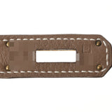 HERMES エルメス バーキン35 エトゥープ ゴールド金具 □P刻印(2012年頃) ユニセックス トゴ ハンドバッグ Aランク 中古 銀蔵