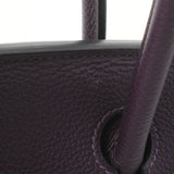 HERMES エルメス バーキン30 レザン シルバー金具 T刻印(2015年頃) レディース トゴ ハンドバッグ Aランク 中古 銀蔵