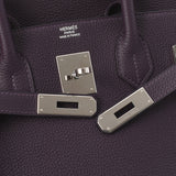 HERMES エルメス バーキン30 レザン シルバー金具 T刻印(2015年頃) レディース トゴ ハンドバッグ Aランク 中古 銀蔵