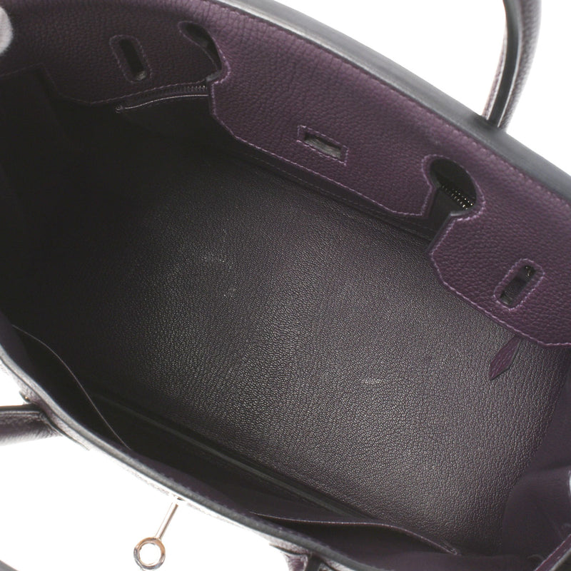 HERMES エルメス バーキン30 レザン シルバー金具 T刻印(2015年頃) レディース トゴ ハンドバッグ Aランク 中古 銀蔵