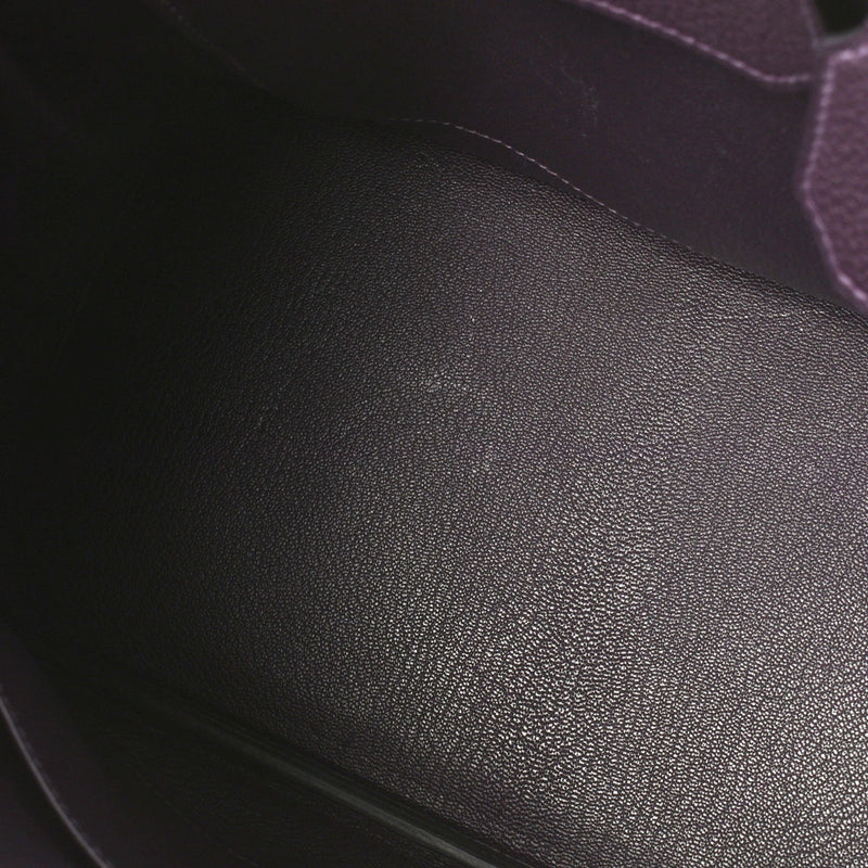 HERMES エルメス バーキン30 レザン シルバー金具 T刻印(2015年頃) レディース トゴ ハンドバッグ Aランク 中古 銀蔵