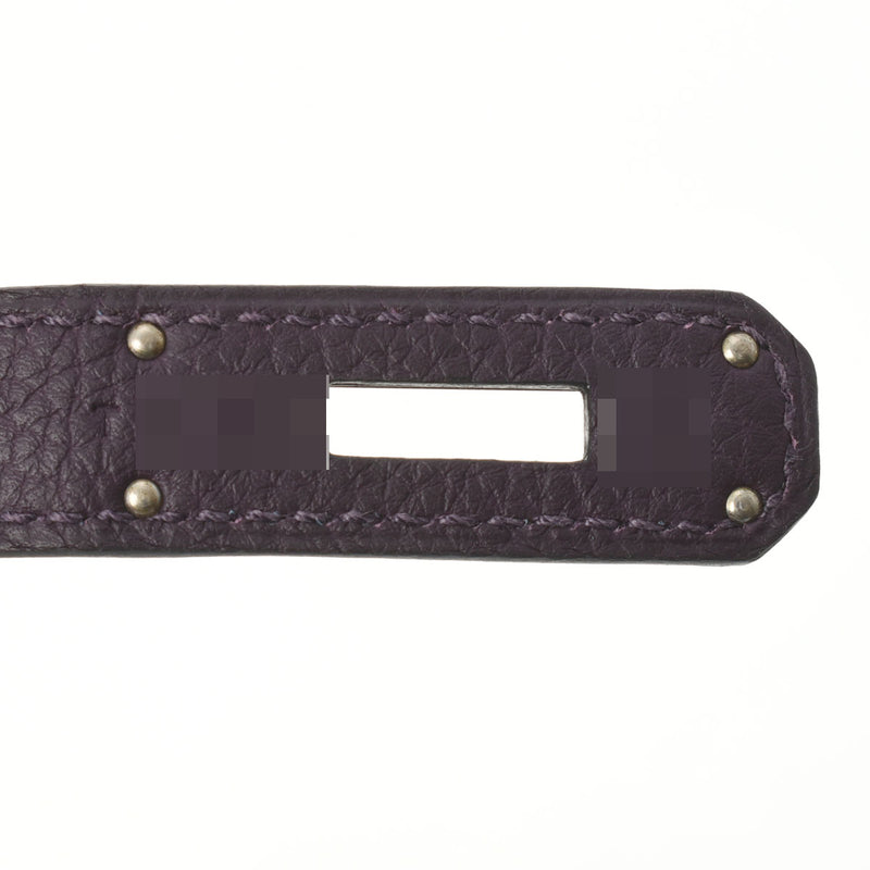 HERMES エルメス バーキン30 レザン シルバー金具 T刻印(2015年頃) レディース トゴ ハンドバッグ Aランク 中古 銀蔵