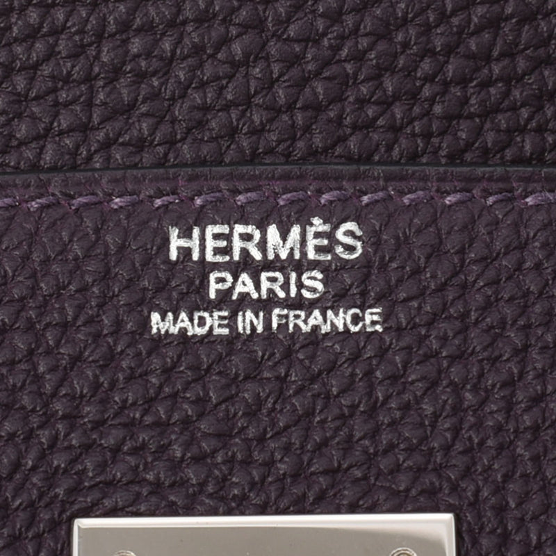 HERMES エルメス バーキン30 レザン シルバー金具 T刻印(2015年頃) レディース トゴ ハンドバッグ Aランク 中古 銀蔵