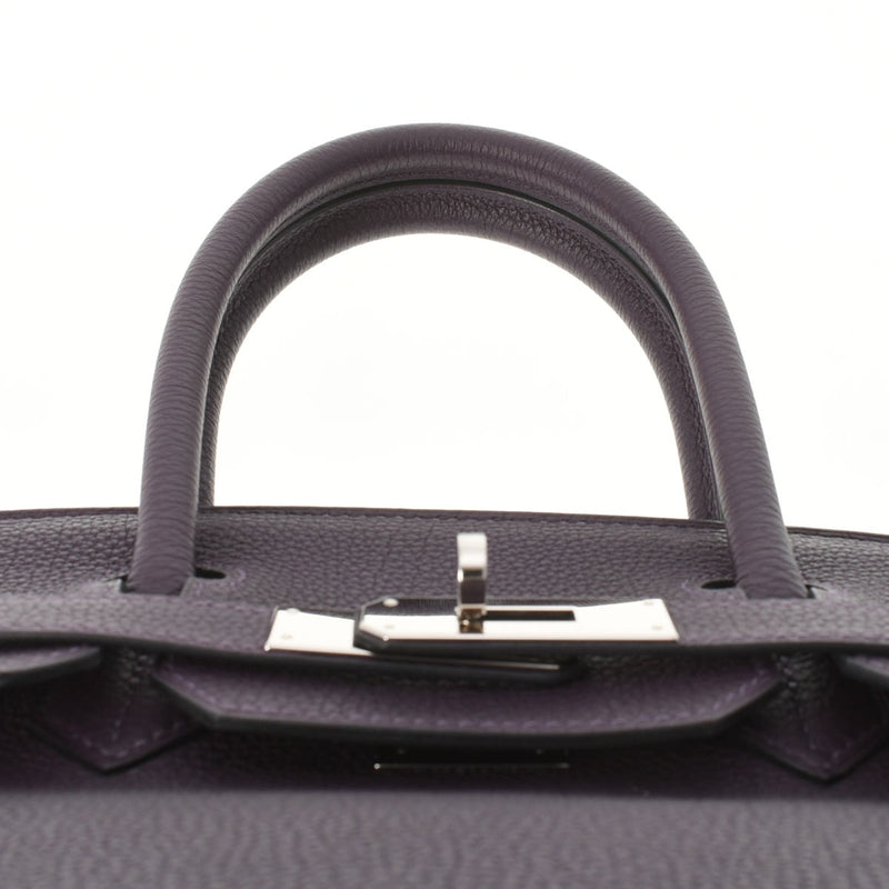 HERMES エルメス バーキン30 レザン シルバー金具 T刻印(2015年頃) レディース トゴ ハンドバッグ Aランク 中古 銀蔵