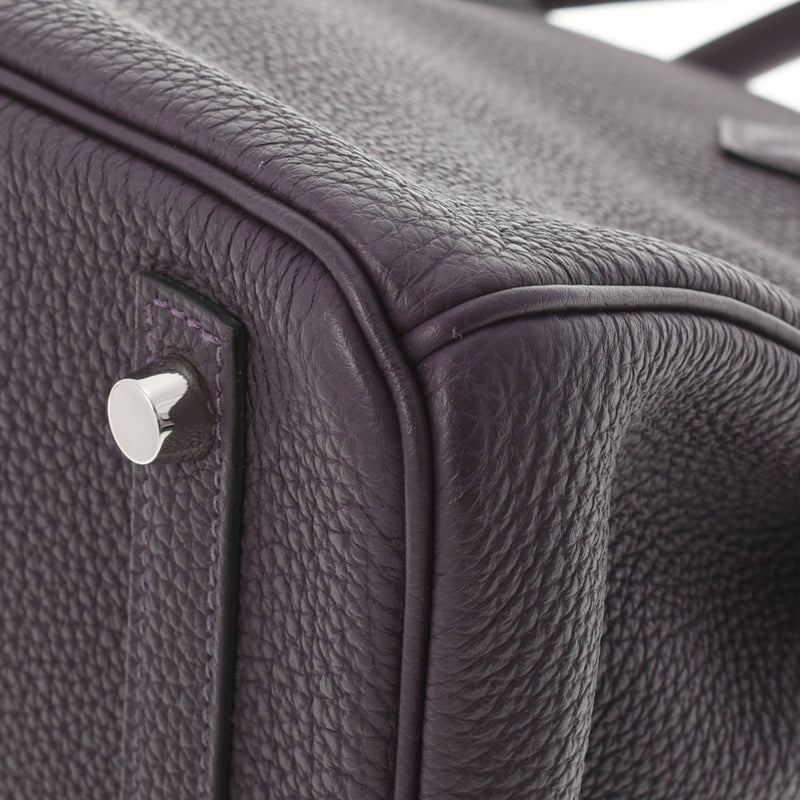 HERMES エルメス バーキン30 レザン シルバー金具 T刻印(2015年頃) レディース トゴ ハンドバッグ Aランク 中古 銀蔵