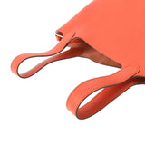 HERMES エルメス ピコタンロックPM オレンジポピー シルバー金具 T刻印(2015年頃) レディース トリヨンクレマンス  ハンドバッグ Aランク 中古 銀蔵