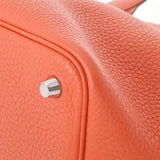 HERMES エルメス ピコタンロックPM オレンジポピー シルバー金具 T刻印(2015年頃) レディース トリヨンクレマンス  ハンドバッグ Aランク 中古 銀蔵