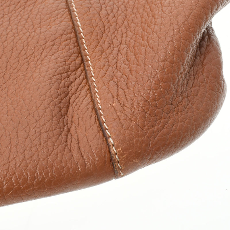 HERMES エルメス グッドニュース GM ゴールド □L刻印(2008年頃) ユニセックス トリヨンクレマンス ショルダーバッグ Bランク 中古 銀蔵