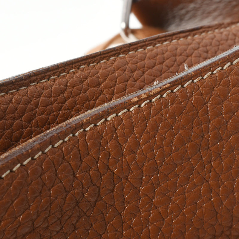 HERMES エルメス グッドニュース GM ゴールド □L刻印(2008年頃) ユニセックス トリヨンクレマンス ショルダーバッグ Bランク 中古 銀蔵