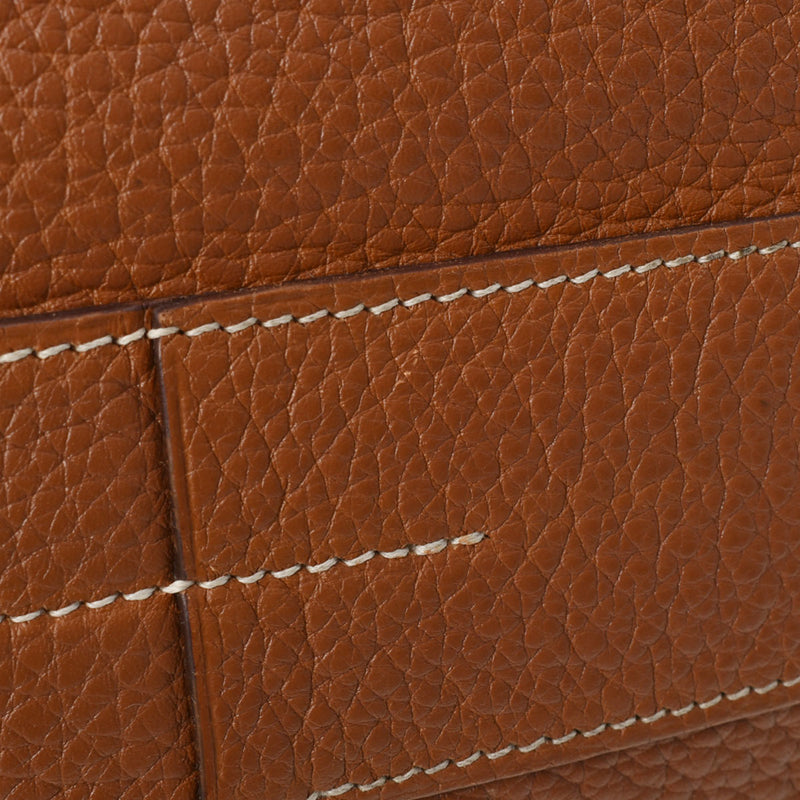 HERMES エルメス グッドニュース GM ゴールド □L刻印(2008年頃) ユニセックス トリヨンクレマンス ショルダーバッグ Bランク 中古 銀蔵