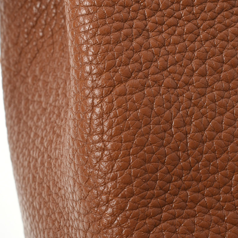 HERMES エルメス グッドニュース GM ゴールド □L刻印(2008年頃) ユニセックス トリヨンクレマンス ショルダーバッグ Bランク 中古 銀蔵