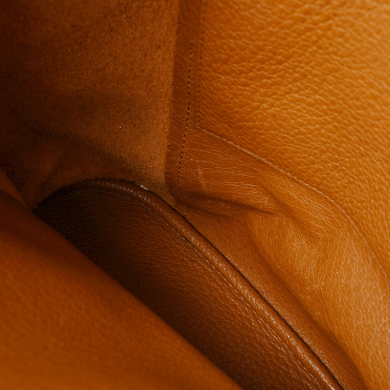 HERMES エルメス グッドニュース GM ゴールド □L刻印(2008年頃) ユニセックス トリヨンクレマンス ショルダーバッグ Bランク 中古 銀蔵