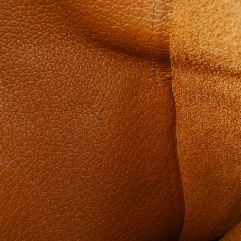 HERMES エルメス グッドニュース GM ゴールド □L刻印(2008年頃) ユニセックス トリヨンクレマンス ショルダーバッグ Bランク 中古 銀蔵