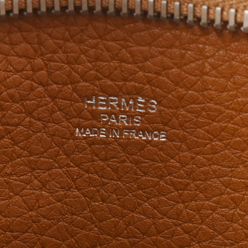 HERMES エルメス グッドニュース GM ゴールド □L刻印(2008年頃) ユニセックス トリヨンクレマンス ショルダーバッグ Bランク 中古 銀蔵