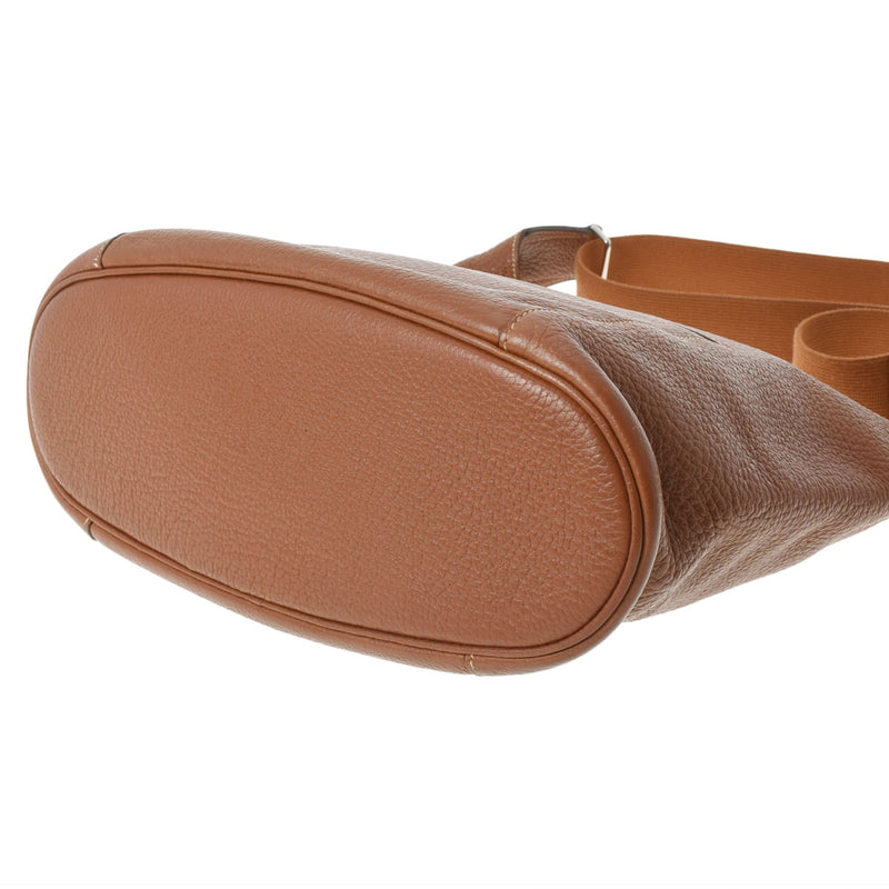 HERMES エルメス グッドニュース GM ゴールド □L刻印(2008年頃) ユニセックス トリヨンクレマンス ショルダーバッグ Bランク 中古 銀蔵