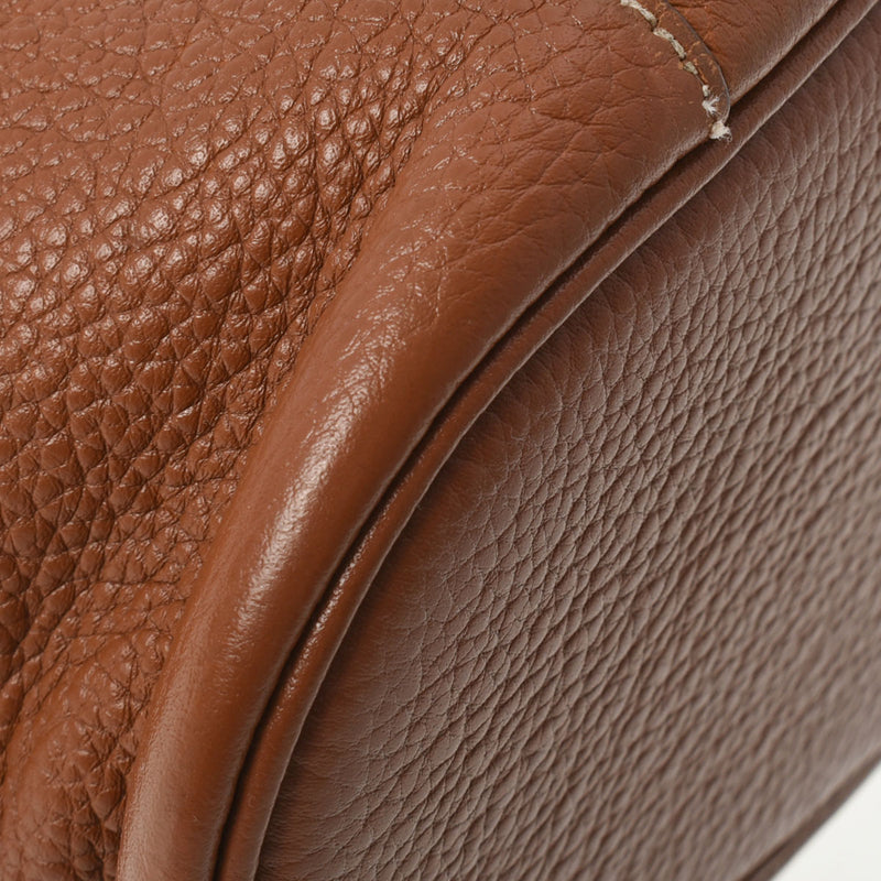 HERMES エルメス グッドニュース GM ゴールド □L刻印(2008年頃) ユニセックス トリヨンクレマンス ショルダーバッグ Bランク 中古 銀蔵