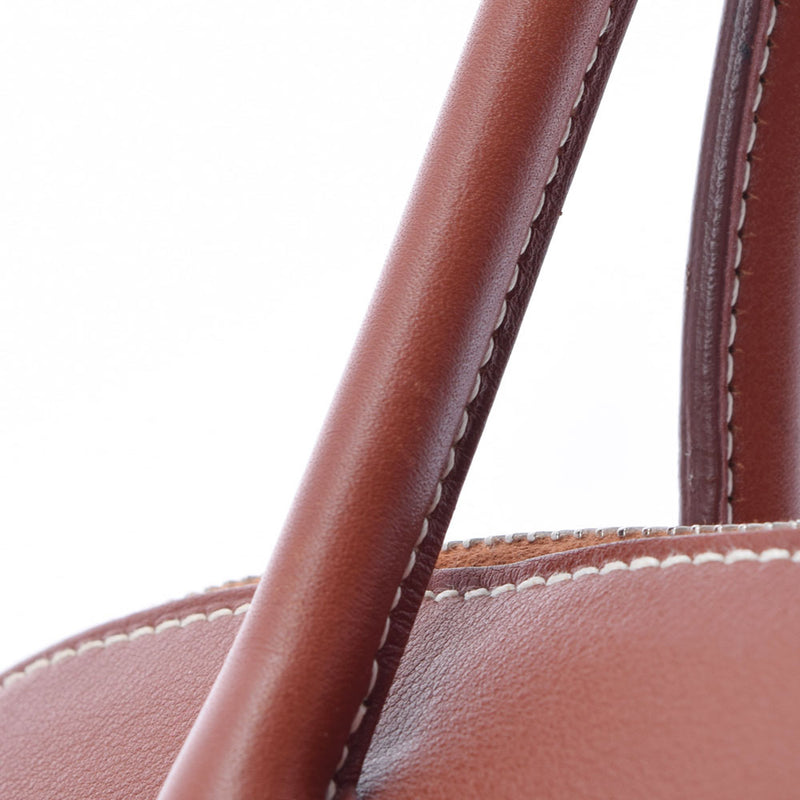 HERMES エルメス ボリード リラックス 35 フォーブ  シルバー金具 □Q刻印(2013年頃) レディース ヴォーシッキム ハンドバッグ ABランク 中古 銀蔵