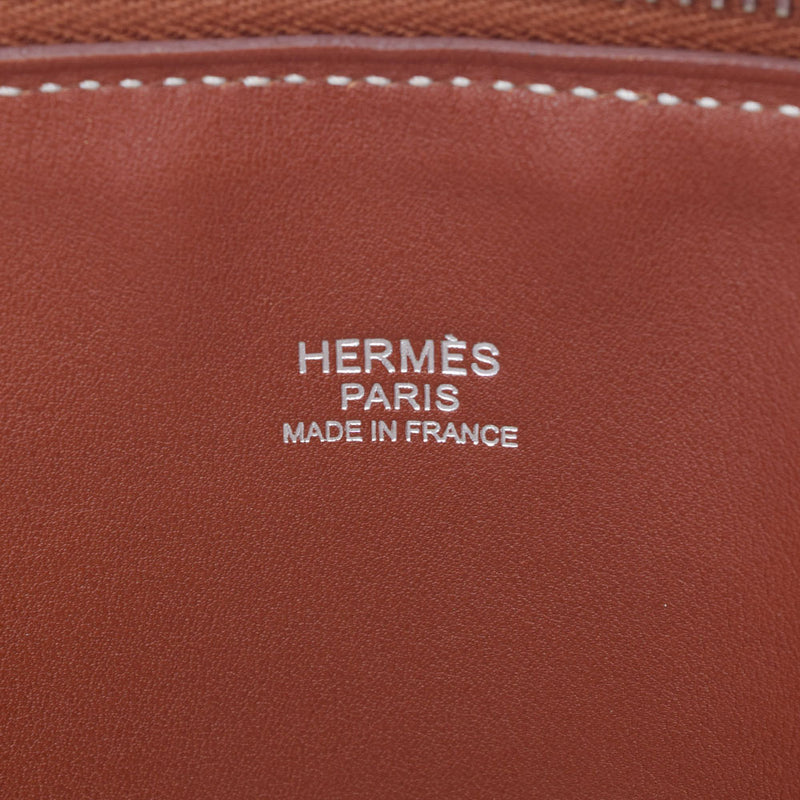 HERMES エルメス ボリード リラックス 35 フォーブ  シルバー金具 □Q刻印(2013年頃) レディース ヴォーシッキム ハンドバッグ ABランク 中古 銀蔵