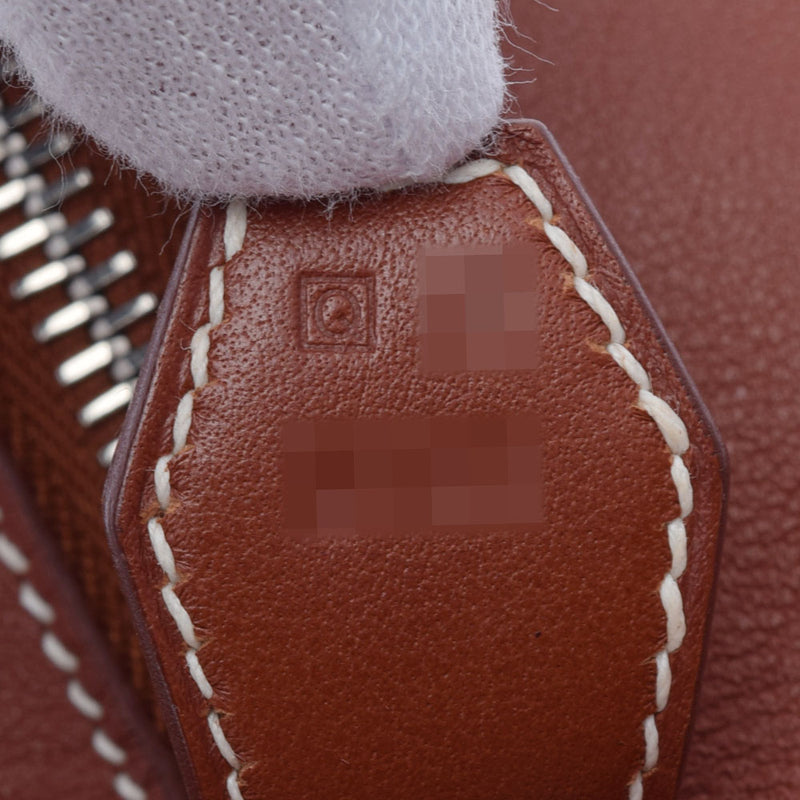 HERMES エルメス ボリード リラックス 35 フォーブ  シルバー金具 □Q刻印(2013年頃) レディース ヴォーシッキム ハンドバッグ ABランク 中古 銀蔵