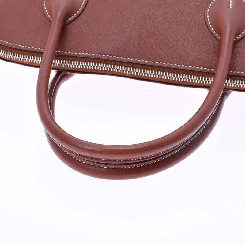 HERMES エルメス ボリード リラックス 35 フォーブ  シルバー金具 □Q刻印(2013年頃) レディース ヴォーシッキム ハンドバッグ ABランク 中古 銀蔵