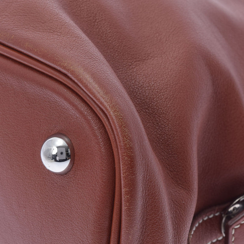 HERMES エルメス ボリード リラックス 35 フォーブ  シルバー金具 □Q刻印(2013年頃) レディース ヴォーシッキム ハンドバッグ ABランク 中古 銀蔵