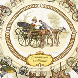 HERMES エルメス カレ90 La Promenade De Longchamps ライトピンク/白 レディース シルク100％ スカーフ Aランク 中古 銀蔵