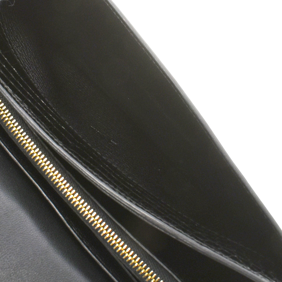 エルメスコンスタンス ウォレット ロング 黒 ゴールド金具 □Q刻印 