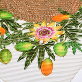 HERMES エルメス プリーツスカーフ 植物柄 白/緑 レディース シルク100％ スカーフ Aランク 中古 銀蔵