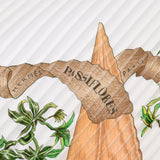 HERMES エルメス プリーツスカーフ 植物柄 白/緑 レディース シルク100％ スカーフ Aランク 中古 銀蔵