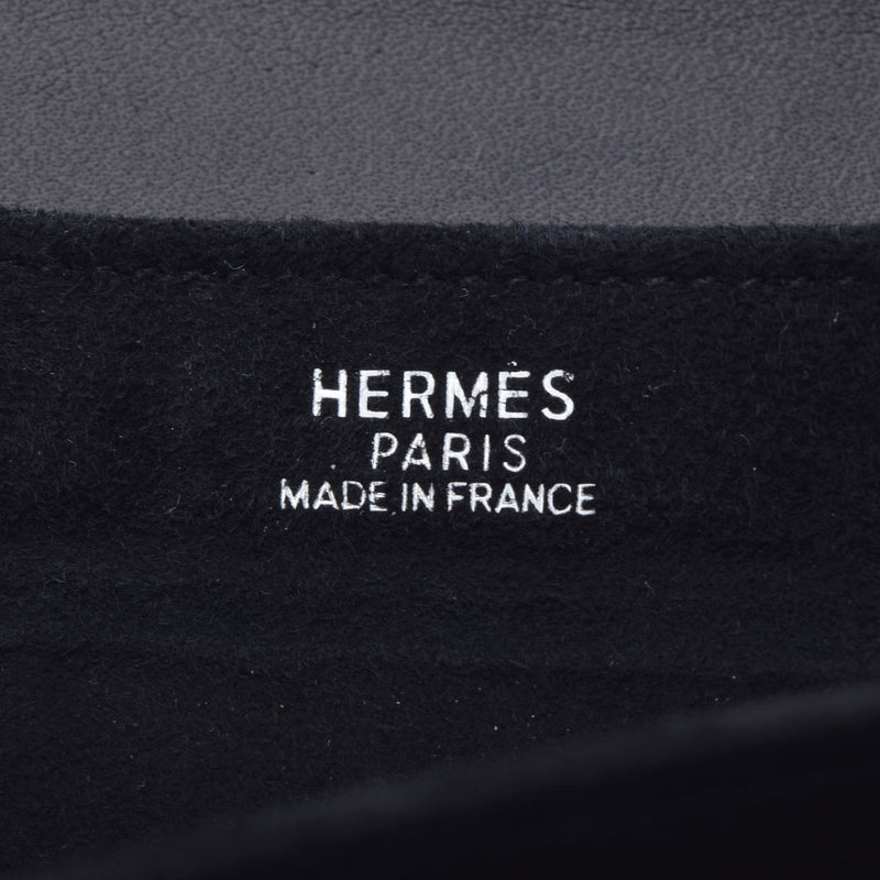 HERMES エルメス 黒 レディース ドブリス クラッチバッグ Aランク 中古 銀蔵