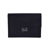 HERMES エルメス 黒 レディース ドブリス クラッチバッグ Aランク 中古 銀蔵