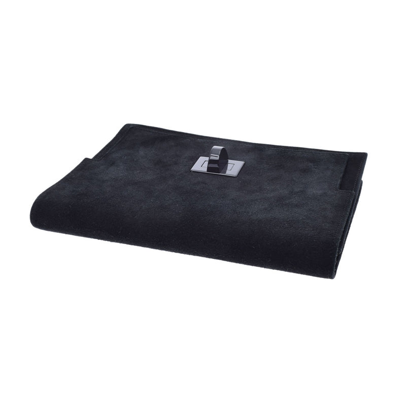 HERMES エルメス 黒 レディース ドブリス クラッチバッグ Aランク 中古 銀蔵