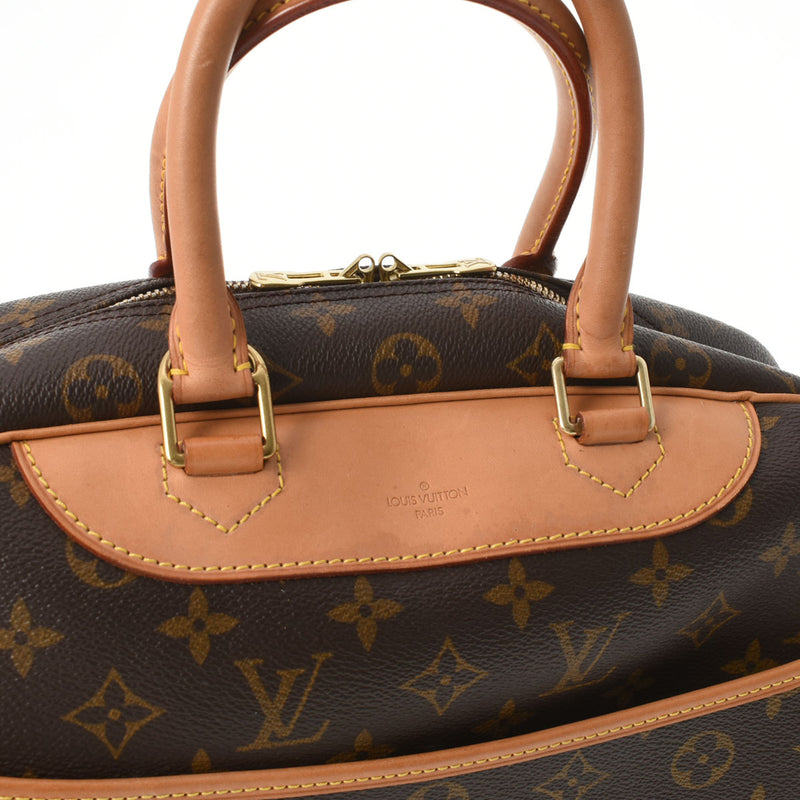 LOUIS VUITTON ルイヴィトン モノグラム ドーヴィル ブラウン M47270 ユニセックス モノグラムキャンバス ハンドバッグ ABランク 中古 銀蔵