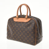 LOUIS VUITTON ルイヴィトン モノグラム ドーヴィル ブラウン M47270 ユニセックス モノグラムキャンバス ハンドバッグ ABランク 中古 銀蔵