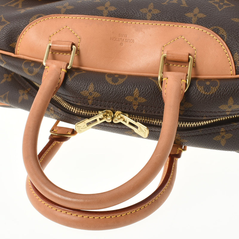 LOUIS VUITTON ルイヴィトン モノグラム ドーヴィル ブラウン M47270 ユニセックス モノグラムキャンバス ハンドバッグ ABランク 中古 銀蔵