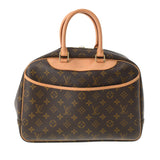 LOUIS VUITTON ルイヴィトン モノグラム ドーヴィル ブラウン M47270 ユニセックス モノグラムキャンバス ハンドバッグ ABランク 中古 銀蔵