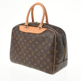 LOUIS VUITTON ルイヴィトン モノグラム ドーヴィル ブラウン M47270 ユニセックス モノグラムキャンバス ハンドバッグ ABランク 中古 銀蔵