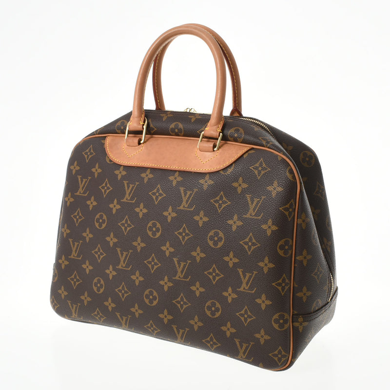 LOUIS VUITTON ルイヴィトン モノグラム ドーヴィル ブラウン M47270 ユニセックス モノグラムキャンバス ハンドバッグ Bランク 中古 銀蔵