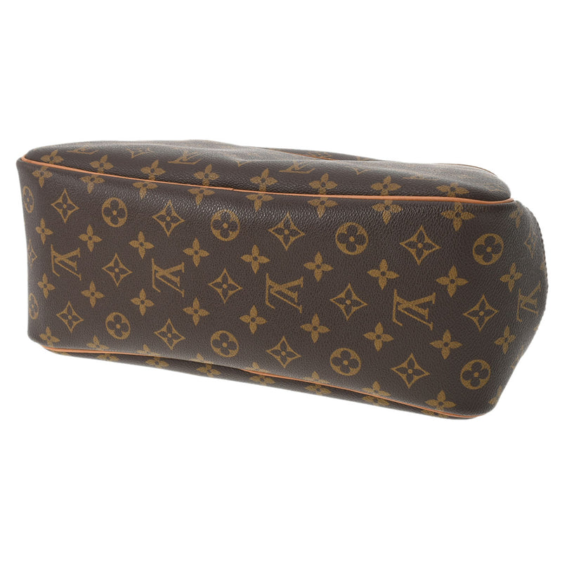 LOUIS VUITTON ルイヴィトン モノグラム ドーヴィル ブラウン M47270 ユニセックス モノグラムキャンバス ハンドバッグ Bランク 中古 銀蔵