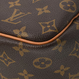 LOUIS VUITTON ルイヴィトン モノグラム ドーヴィル ブラウン M47270 ユニセックス モノグラムキャンバス ハンドバッグ Bランク 中古 銀蔵