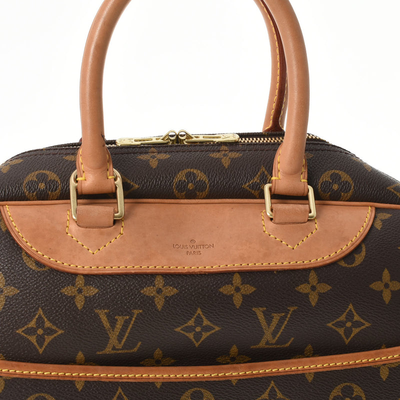 LOUIS VUITTON ルイヴィトン モノグラム ドーヴィル ブラウン M47270 ユニセックス モノグラムキャンバス ハンドバッグ Bランク 中古 銀蔵