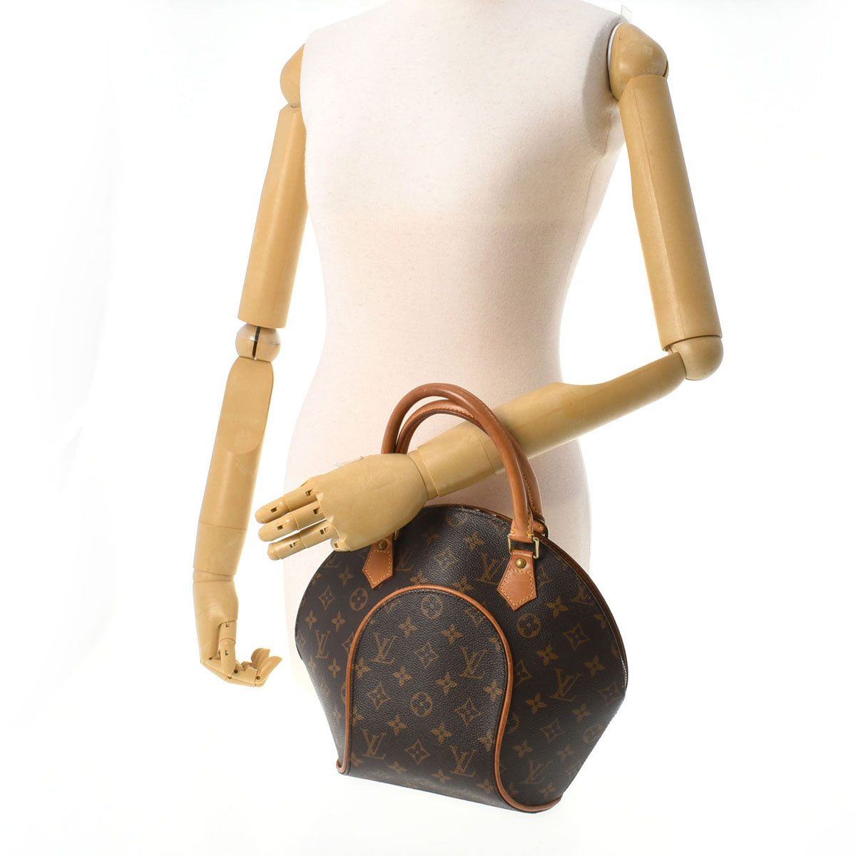 LOUIS VUITTON ルイヴィトン モノグラム エリプス PM ブラウン M51127 レディース モノグラムキャンバス ハンドバッグ Bランク  中古 - Imsohooked