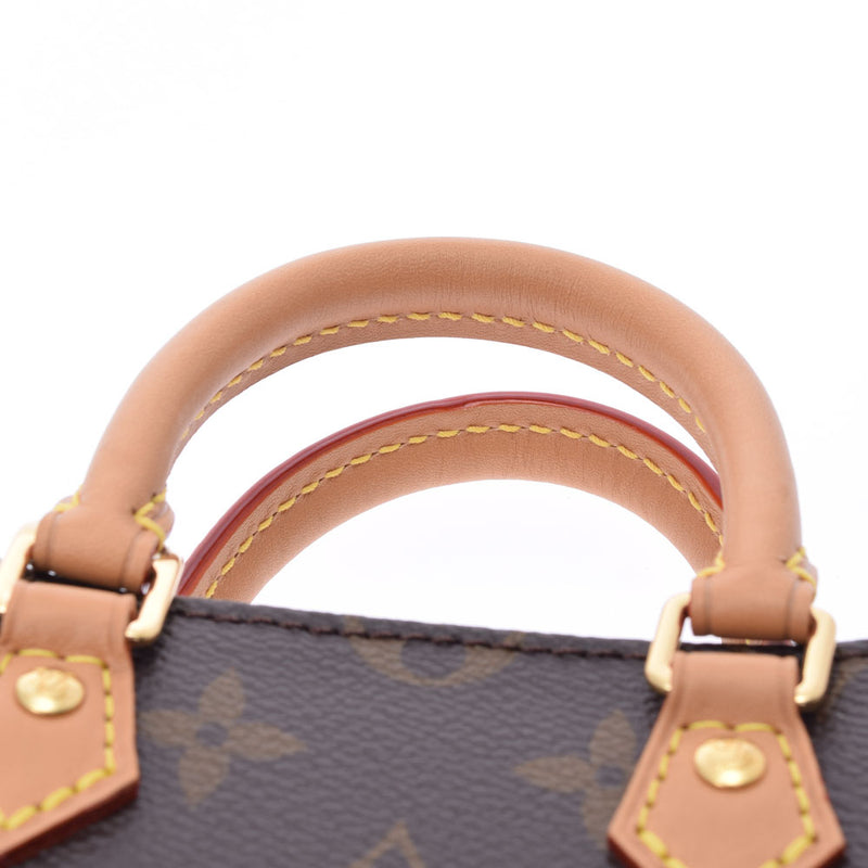 LOUIS VUITTON ルイヴィトン モノグラム プティット サックプラ 2WAYバッグ ブラウン M69442 レディース モノグラムキャンバス ハンドバッグ Aランク 中古 銀蔵