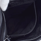 EMPORIO ARMANI エンポリオ・アルマーニ スモールフラット メッセンジャー 黒 Y4M185-Y154J メンズ ポリエステル ショルダーバッグ Aランク 中古 銀蔵