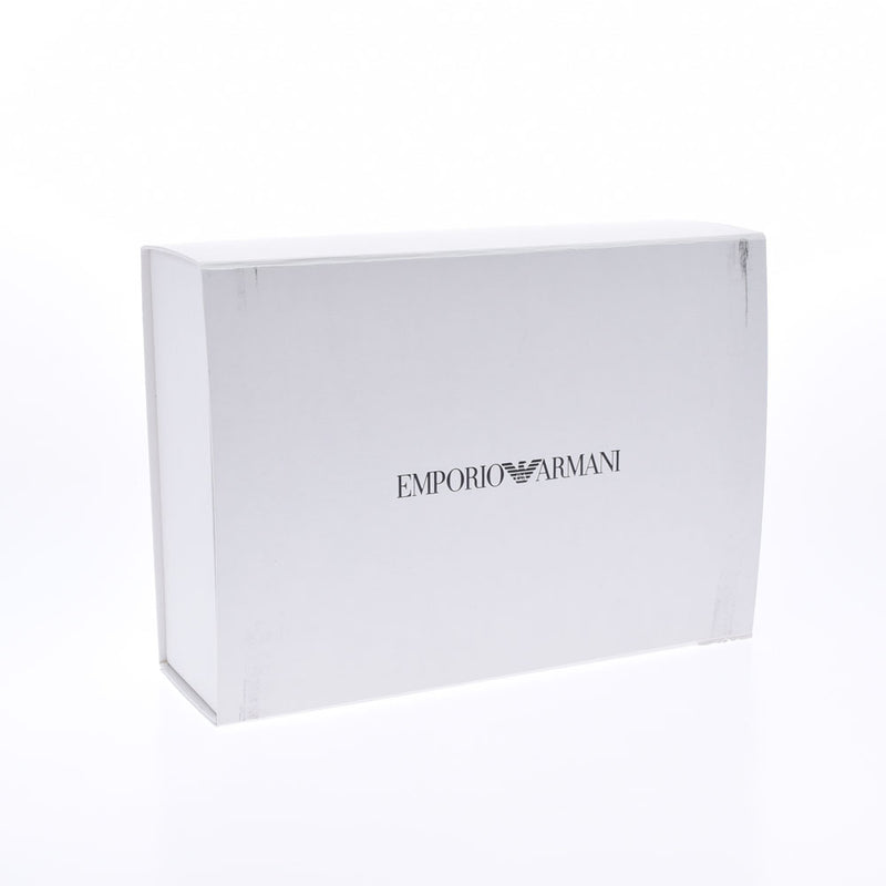 EMPORIO ARMANI エンポリオ・アルマーニ スモールフラット メッセンジャー 黒 Y4M185-Y154J メンズ ポリエステル ショルダーバッグ Aランク 中古 銀蔵