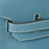 HERMES エルメス バーキン35 ブルージーン シルバー金具 □G刻印(2003年頃) ユニセックス トリヨンクレマンス ハンドバッグ ABランク 中古 銀蔵