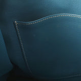 HERMES エルメス バーキン35 ブルージーン シルバー金具 □G刻印(2003年頃) ユニセックス トリヨンクレマンス ハンドバッグ ABランク 中古 銀蔵